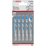 Нож за зеге Bosch T 118 B Basic for Metal - 5 бр.